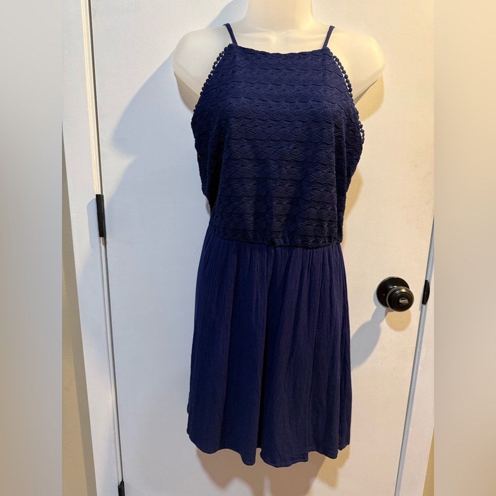 Lily Rose Navy Dress-#1030